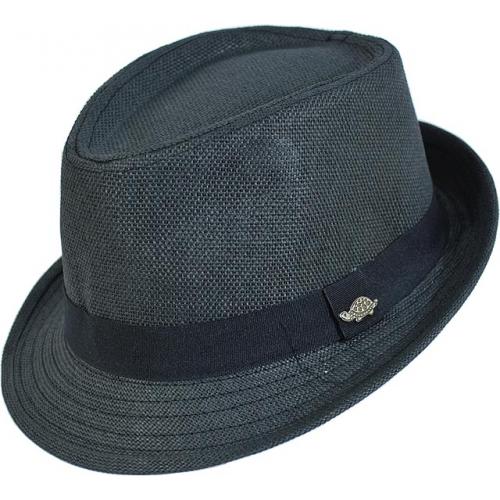 Pamoa PMS260 Black Straw Dress Hat